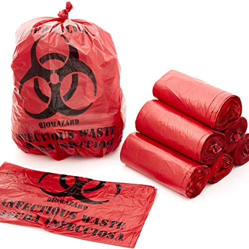 8-10 Gallon HazMat Bags, 100 pack